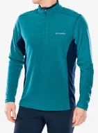 Bluzy sportowe męskie - Bluza bez kaptura Columbia Klamath Range II Half Zip - river blue/coll navy - miniaturka - grafika 1