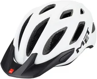 Kaski rowerowe - MET Kask rowerowy CROSSOVER XL biały 3HM109XLBI2 - miniaturka - grafika 1