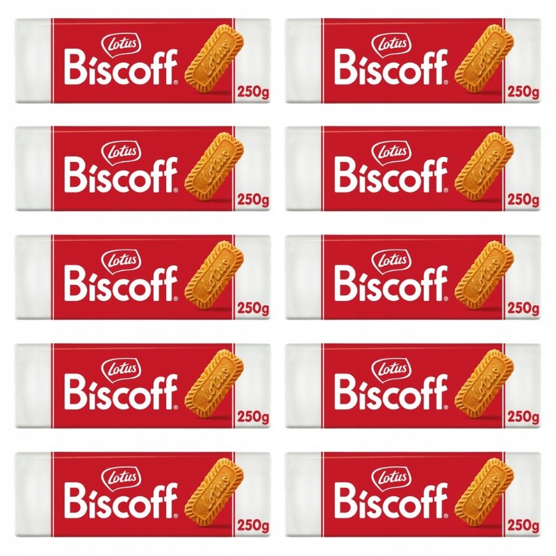 10 x Ciastka Biscoff 250 g Lotus