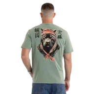 Koszulki sportowe męskie - Pit Bull T-Shirt Koszulka Bravery Denim Washed Green - miniaturka - grafika 1