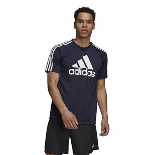 Koszulka męska adidas GT8798 SERENO BOS T2 Niebieska - Koszulki męskie - miniaturka - grafika 1