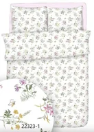 Pościel - Pościel 140x200 biała kolorowe polne kwiatki bawełna Max - miniaturka - grafika 1