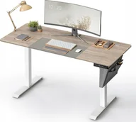Biurka - Biurko Songmics Biurko elektryczne o regulowanej wysokości, 60 x 140 x 72-120 cm, w pełni regulowana, splicowana płyta, funkcja pamięci z 4 wy - miniaturka - grafika 1
