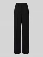 Spodnie damskie - Spodnie materiałowe o kroju baggy fit w kant model ‘Camilla’ - miniaturka - grafika 1