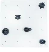 Wyposażenie sportowe i gimnastyczne - Ścianka Wspinaczkowa biała 71 x 71 cm UNDERFIT - moduł - miniaturka - grafika 1
