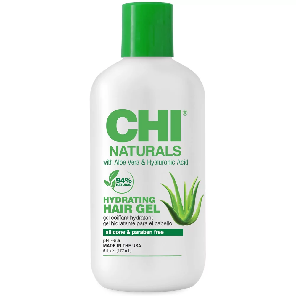 CHI Naturals Aloe Vera, nawilżający żel do włosów, 177ml