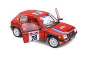 Samochody i pojazdy dla dzieci - Solido Peugeot 205 Rallye Tour De Corse 1990 1:18 1801709 - miniaturka - grafika 1