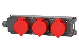 Rozdzielnia Tribox 3x32A 5p - Bezpieczniki elektryczne - miniaturka - grafika 1