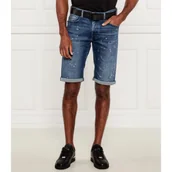 Spodenki męskie - Karl Lagerfeld Jeansowe szorty | Regular Fit - miniaturka - grafika 1