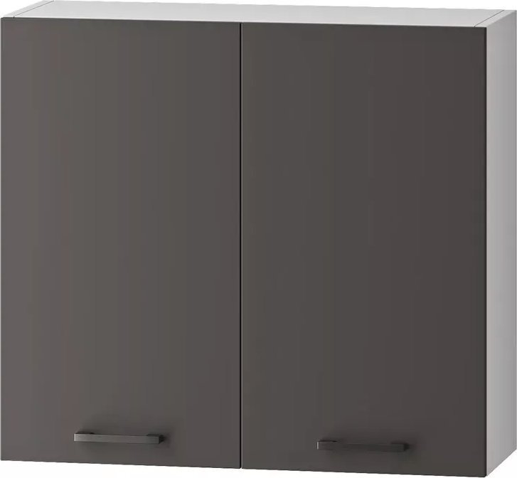 Elior Szafka kuchenna z ociekaczem podwójne drzwiczki szara - Rimer 30X 80cm