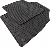 Dywaniki samochodowe - DYWANIKI DEDYKOWANE PRZODY GUMOWE KOMPLET GUMA PREMIUM 2 SZTUKI + STOPERY - miniaturka - grafika 1