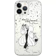 Etui i futerały do telefonów - Etui Disney dedykowane do Iphone 12 PRO MAX, wzór: Cruella i Puppy 001 Etui częściowo przeźroczyste, oryginalne i oficjalnie licencjonowane - miniaturka - grafika 1