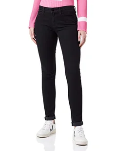 Love Moschino Damskie Spodnie Casual, Czarny, 27 - Spodnie damskie - miniaturka - grafika 1