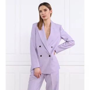 Karl Lagerfeld Marynarka | Regular Fit | z dodatkiem wełny - Marynarki i żakiety damskie - miniaturka - grafika 1