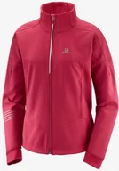 Kurtki i kamizelki sportowe damskie - Salomon Kurtka Salomon Lightning Warm Softshell Rio Red C11558 - miniaturka - grafika 1