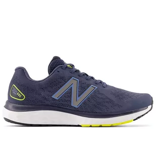 New Balance Męskie trampki Fresh Foam 680v7, niebieskie, 40 UK, NIEBIESKI, 45 EU - Trampki męskie - miniaturka - grafika 1
