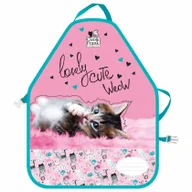 Przybory szkolne - Fartuszek do prac plastycznych DERFORM CLEO I FRANK 35 kot 1szt. /FPPCF35/ - miniaturka - grafika 1