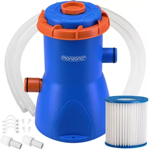 Basenowa pompa filtrująca MZP30 niebieska/pomarańczowa 2 280 l/h - Akcesoria do basenów - miniaturka - grafika 1
