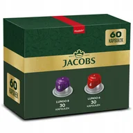 Kawa w kapsułkach i saszetkach - Kapsułki do Nespresso Jacobs Lungo 6 oraz Lungo 8 60 szt. - miniaturka - grafika 1