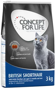 Concept for Life British Shorthair Adult 3 kg - Sucha karma dla kotów - miniaturka - grafika 1