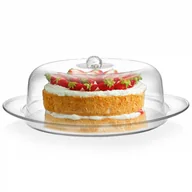 Tace i patery - Patera z kloszem plastikowa 29 cm charisma kod: O-155013 - miniaturka - grafika 1