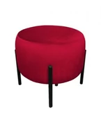 Fotele i pufy dla dzieci - Pufa WILFRED MG VELVET bordowa - POLECA nas aż 98% klientów - ZAMÓW (91 822 80 56) - miniaturka - grafika 1