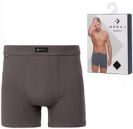 Majtki męskie - Bokserki Męskie Majtki BAWEŁNIANE Gładkie KLASYCZNE DOPASOWANE MORAJ - M - miniaturka - grafika 1
