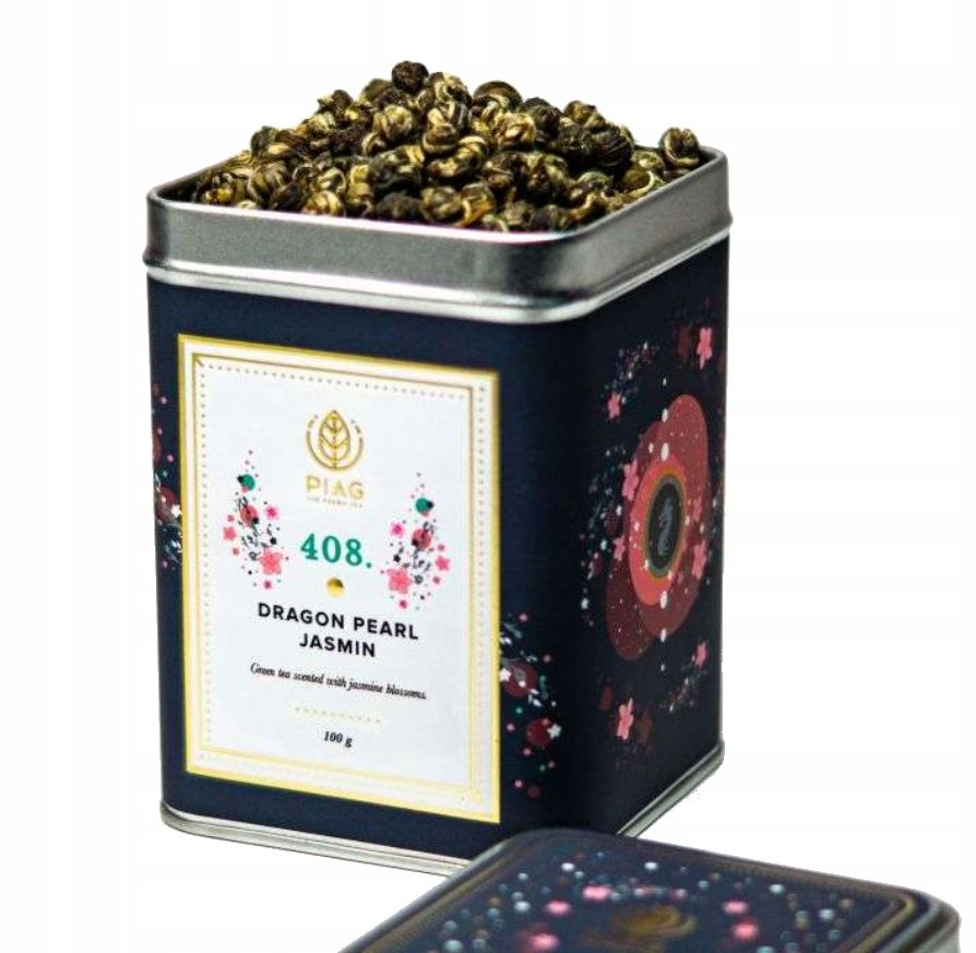 Piag Tea Dragon Pearl Jasmine N°408 herbata biała i zielona 100 g puszka