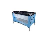 Łóżeczka i kojce - COSING - Łóżeczko turystyczne z regulacją ADAM Dolphin Blue - miniaturka - grafika 1