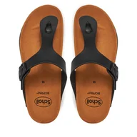 Klapki i japonki damskie - Japonki Scholl Boa Vista Wide MF32000 Czarny - miniaturka - grafika 1