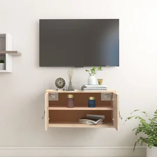 Lumarko Szafka ścienna, 60x30x30 cm, lite drewno sosnowe - Szafki do salonu - miniaturka - grafika 9