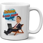 Kubki - Kubek dla informatyka - Dziwne, u mnie działa - miniaturka - grafika 1