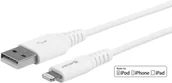 Kable USB - eSTUFF Lightning Cable MFI 0,15m Whit - miniaturka - grafika 1