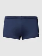Kąpielówki męskie - Spodenki kąpielowe o kroju slim fit z detalem z logo model ‘ESSENTIAL’ - miniaturka - grafika 1