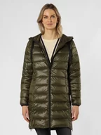 Płaszcze damskie - Esprit Casual - Damski płaszcz pikowany, zielony - miniaturka - grafika 1