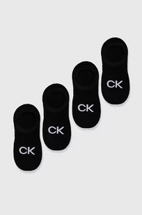 Calvin Klein skarpetki 4-pack damskie kolor czarny 701220509 - Skarpetki damskie - miniaturka - grafika 1