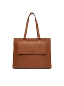 Torebki damskie - Gino Rossi Torebka EO-PANSY Brązowy - miniaturka - grafika 1