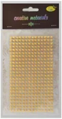 Pasmanteria - Półperełki Samoprzylepne 3Mm 527 Szt Złote, Galeria Hobby - miniaturka - grafika 1