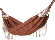 Hamaki - kontrast Duży hamak ogrodowy boho MIDAS 3 100x200 karmel - miniaturka - grafika 1