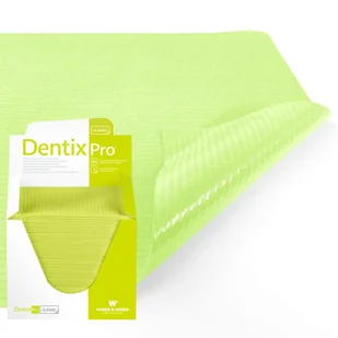 Serweta dentystyczna 33cm x 48cm limonkowa podfoliowana 54g DentixPro 80szt - Sprzęt i akcesoria stomatologiczne - miniaturka - grafika 1