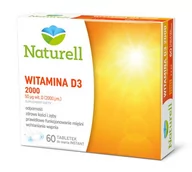 Witaminy i minerały - Zestaw 2 x Naturell Witamina D3 2000, 60 tabletek do ssania - miniaturka - grafika 1