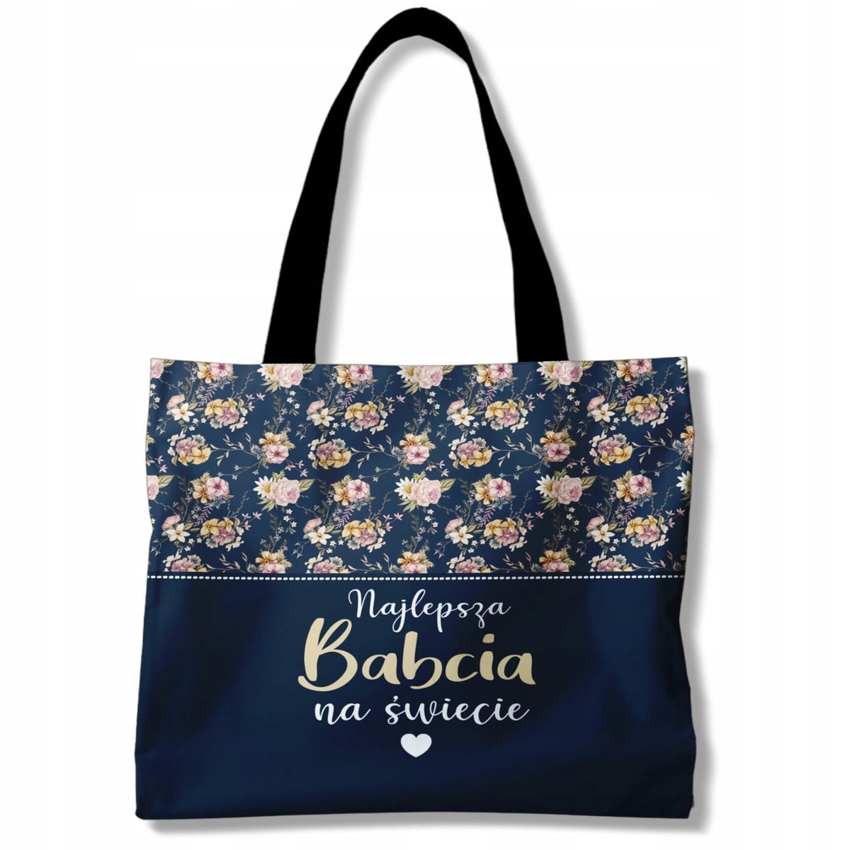 TORBA SZOPERKA DUŻA NA ZAKUPY MOCNA DLA BABCI DZIEŃ BABCI PREZENT