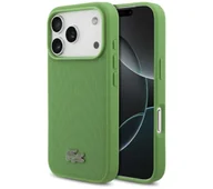 Etui i futerały do telefonów - Lacoste Petit Pique Lacquer Logo MagSafe do iPhone 17 Pro Estragon - miniaturka - grafika 1