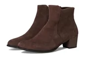 Botki damskie - ECCO Damskie botki w kształcie 35, kawowe, 40 EU, Kawa, 7 UK - miniaturka - grafika 1