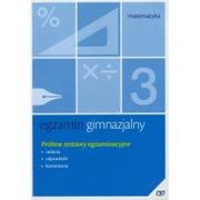 Podręczniki dla gimnazjum - K. Pazdro Miałgorzata Świst Matematyka. Egzamin gimnazjalny. Próbne zestawy egzaminacyjne - miniaturka - grafika 1