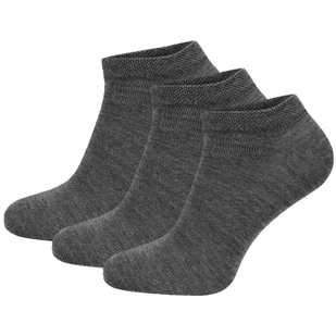 Skarpetki Zulu Diplomat Merino Low 3-pack Rozmiar skarpet: 35-38 / Kolor: jasnoszary - Skarpetki męskie - miniaturka - grafika 1