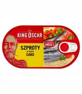 Konserwy i dania rybne - KING OSCAR Szproty w oleju caro - miniaturka - grafika 1