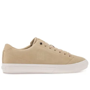 Buty Tommy Hilfiger Hi Vulc Street Low Suede FM0FM04590-AB3 - beżowe - Buty sportowe męskie - miniaturka - grafika 5