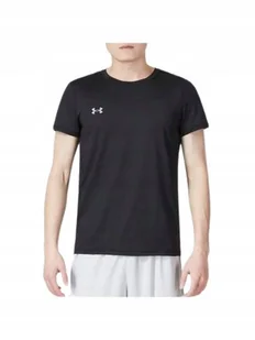 Under Armour Czarna Męska Bluzka Z Okrągłym Dekoltem I Logo M 1Ef - Koszulki męskie Under Armour Czarna Męska Bluzka Z Okrągłym Dekoltem I Logo M 1Ef - Koszulki męskie - miniaturka - grafika 1
