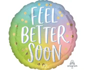 Balony i akcesoria - Balon foliowy 18" SHP - Feel better ombre - miniaturka - grafika 1